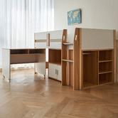 Second Tale Narrabeen Single Pine Wood Mid Sleeper Bed