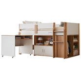 Second Tale Narrabeen Single Pine Wood Mid Sleeper Bed