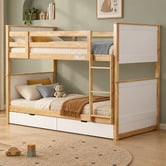 Second Tale Midson King Single Bunk Bed with Drawers
