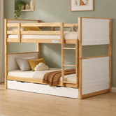 Second Tale Midson King Single Bunk Bed with Trundle