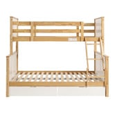 Second Tale Midson Single Over Double Bunk Bed with Drawers