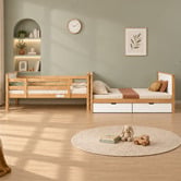 Second Tale Midson Single Over Double Bunk Bed with Drawers