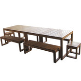 Beccali Furniture Large Exemplar Outdoor 10 Seater Table Set