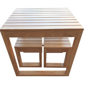 Beccali Furniture Exemplar 3 Piece Outdoor Table Set