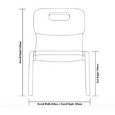 Office Fleet Childrens Titan High Chair | Temple & Webster