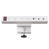 Office Fleet Black Clamp Power Board