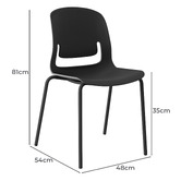 Office Fleet Danville Aluminium Visitor Chair