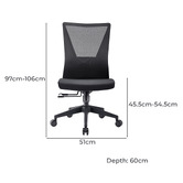 Office Fleet Sterling Mid Back Office Chair