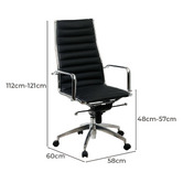 Office Fleet Haven High Back Leather Office Chair