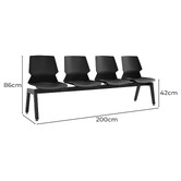 Office Fleet Salem 4 Seater Beam