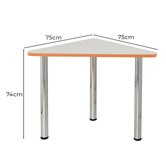 Office Fleet Brookes Triangle Meeting Table