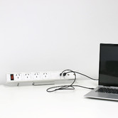 Office Fleet Black Clamp Power Board