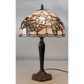 Lunessa Lighting Ilona Leadlight Tiffany Table Lamp
