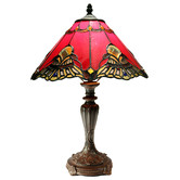 Lunessa Lighting 48cm Benita Leadlight Table Lamp