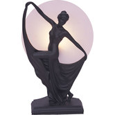 Lunessa Lighting 38cm Art Deco Table Lamp Boelyn