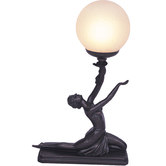 Lunessa Lighting Prey Art Deco Leadlight Table Lamp