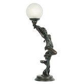 Lunessa Lighting Grace Resin Art Deco Table Lamp