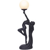 Lunessa Lighting Arch Art Deco Resin Table Lamp
