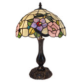 Lunessa Lighting Crystal Dragonfly Leadlight Tiffany Table Lamp