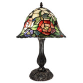Lunessa Lighting Rosita Bell Leadlight Tiffany Table Lamp