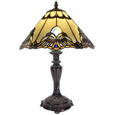 Lunessa Lighting 48cm Benita Leadlight Table Lamp