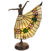 Lunessa Lighting Tiffany Dancer Table Lamp