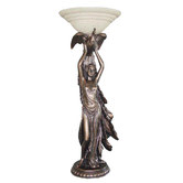 Lunessa Lighting Lady Flight Art Deco Torchiere Table Lamp