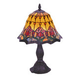 Lunessa Lighting Tulip Stained Glass Table Lamp