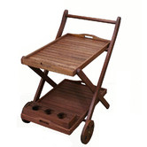 Woodlands Outdoor Furniture Amalfi Outdoor Timber Serving Trolley