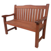 Woodlands Outdoor Furniture 2 Seater Siesta Outdoor Timber Bench