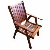 Woodlands Outdoor Furniture 2 Seater Square Outdoor Dining Table &amp; Chairs Set
