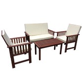 Woodlands Outdoor Furniture 4 Seater Matahari Outdoor Lounge &amp; Coffee Table Set
