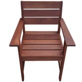 Woodlands Outdoor Furniture Lazio Shorea Wood Outdoor Armchair