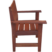 Woodlands Outdoor Furniture Lazio Shorea Wood Outdoor Armchair