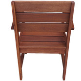 Woodlands Outdoor Furniture Lazio Shorea Wood Outdoor Armchair
