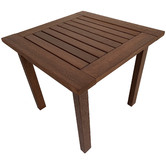 Woodlands Outdoor Furniture Sanders Small Outdoor Timber Side Table