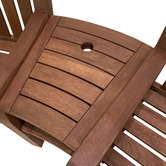 Woodlands Outdoor Furniture Amsterdam 2 Seater Outdoor Chair &amp; Side Table Set