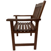 Woodlands Outdoor Furniture Malay Shorea Wood Outdoor Armchairs