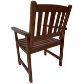 Woodlands Outdoor Furniture Malay Shorea Wood Outdoor Armchairs