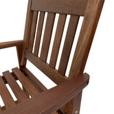 Woodlands Outdoor Furniture Malay Shorea Wood Outdoor Armchairs