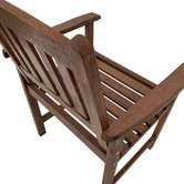Woodlands Outdoor Furniture Malay Shorea Wood Outdoor Armchairs