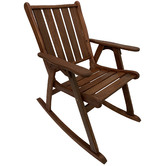 Woodlands Outdoor Furniture Mada Shorea Wood Summer Rocking Chair