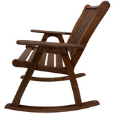 Woodlands Outdoor Furniture Mada Shorea Wood Summer Rocking Chair
