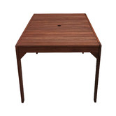 Woodlands Outdoor Furniture Lazio Shorea Wood Outdoor Dining Table