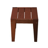 Woodlands Outdoor Furniture Lazio Shorea Wood Outdoor Side Table