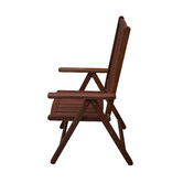 Woodlands Outdoor Furniture Lazio Shorea Wood Outdoor Folding Chair