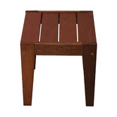 Woodlands Outdoor Furniture Lazio Shorea Wood Outdoor Stool