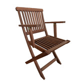 Woodlands Outdoor Furniture Island Shorea Wood Outdoor Dining Set