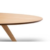 Continental Designs Carol Oak Veneer Dining Table