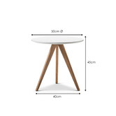 Continental Designs Scandi Tri-Legged Side Table